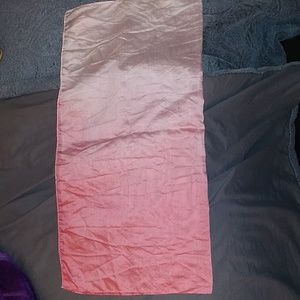 Vintage pink ombré scarf